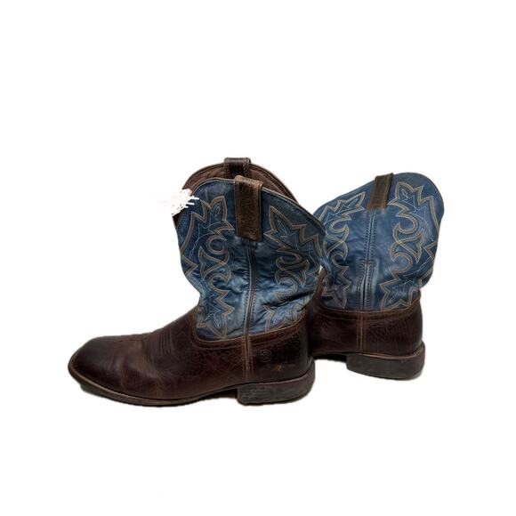 Durango Western Boots Acorn Cobalt Blue Mens 13 - Picture 2 of 7